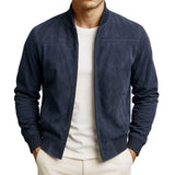 Men's Elegant Suede-Look Jacket