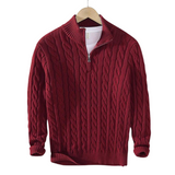 Men's Cotton Zip Sweater