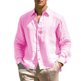 Men's Casual Linen Shirt