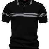Men's Striped Polo Shirt