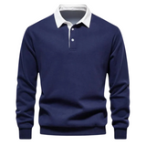 Russell Men's Polo Collar Sweater