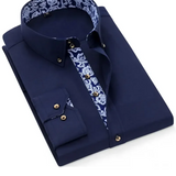 Classic Men's Cotton Collared Shirt