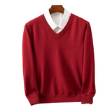 Elegant Men's V-Neck Sweater