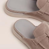 Mediterranean Men's Suede Mules – Beige
