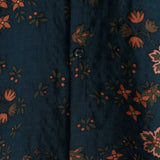 Navy Men's Summer Floral Shirt