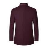 Elegant Men's Wool Blend Coat