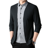 Men's 2-in-1 Shirt Cardigan