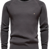 Men's Mesh Texture Sweater