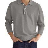 Men's Elegant Polo Collar Sweater
