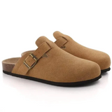 Men's Suede Oxford-Style Clogs