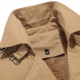 Men's Elegant Quilted Trench Coat