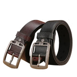 Glen Men's Belt – Genuine Cowhide, Modern Vintage Style