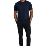 Men's Ocean Blue Slim Fit T-Shirt