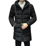 Long Slim-Fit Men's Winter Jacket