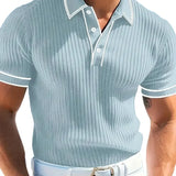 Lyle Men's Ribbed Polo Shirt