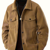 Stylish Men's Velour Jacket