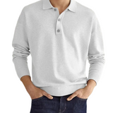 Men's Elegant Polo Collar Sweater