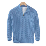 Men's Cotton Zip Sweater