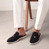 Mediterranean Men's Suede Mules – Black