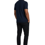 Men's Ocean Blue Slim Fit T-Shirt