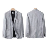 Allan Men's Elegant Linen-Blend Set