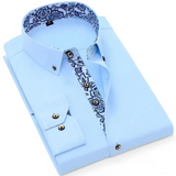 Classic Men's Cotton Collared Shirt