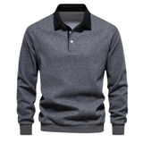 Russell Men's Polo Collar Sweater