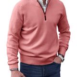 Men's Casual Zip-Front Sweater