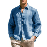 Men's Casual Linen Shirt
