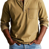 Men's Vintage-Style Polo Shirt