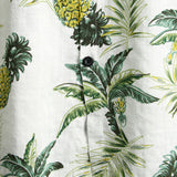 Men's White Shirt with Pineapple Print