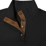 Men's Elegant Button Sweater