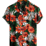 Men's Green Floral Shirt