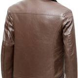 Men's Elegant Lined Leather Jacket