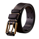 Douglas Men's Belt – Vintage Double-Prong Buckle