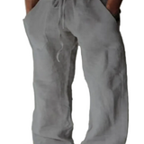Men's Lightweight Slim Fit Linen Pants