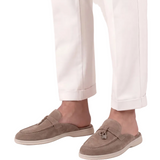 Mediterranean Men's Suede Mules – Beige