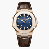Kenneth Leather Strap Watch