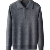 Brian Men's Short-Zip Sweater