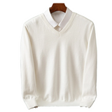 Elegant Men's V-Neck Sweater