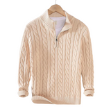 Men's Cotton Zip Sweater
