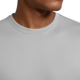 Men's Silver Grey Slim Fit T-Shirt