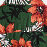 Men's Green Floral Shirt