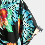 Men's Black Floral Shirt
