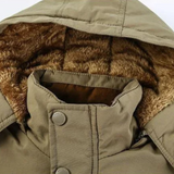 Men's Winter Jacket with Quilted Lining