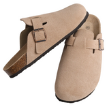 Men's Suede Oxford-Style Clogs