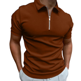Men's Zip Polo Shirt
