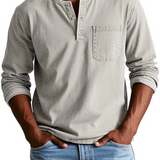 Men's Vintage-Style Polo Shirt