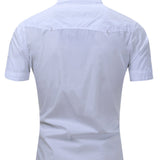 Keith Men's Short Sleeve Shirt – White