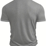 Lyle Men's Ribbed Polo Shirt